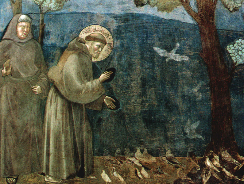 Assisi Szent Ferenc Giotto freskóján